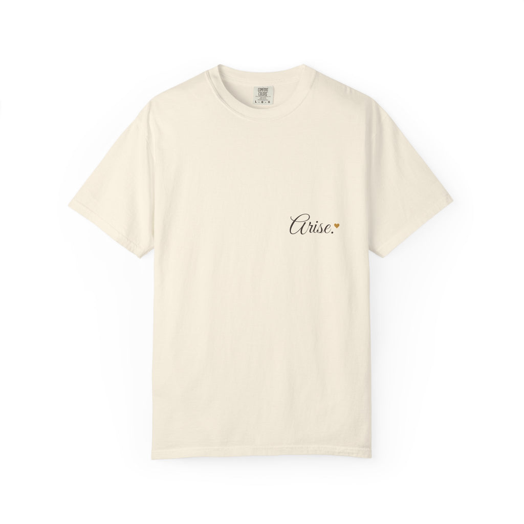 Arise. Combo Tee (Back Print + Chest Hit) | Talitha Thread Co.