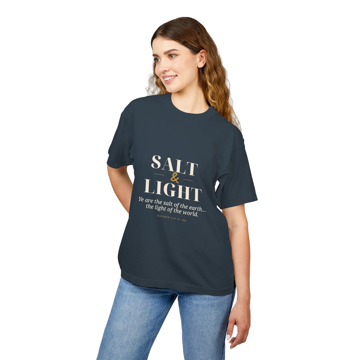Salt & Light Heavyweight Tee — Talitha Thread Co.