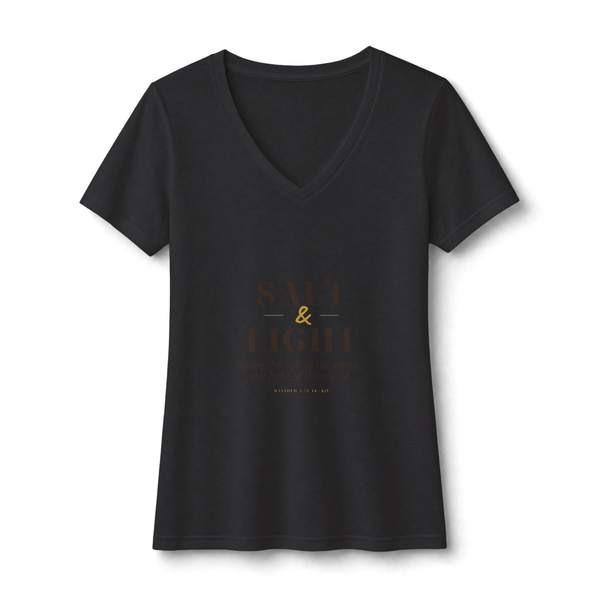 Salt & Light V-Neck Tee — Talitha Thread Co.