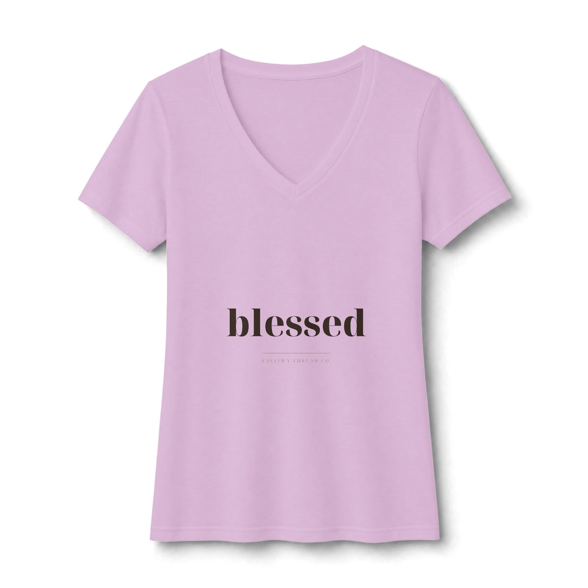 Blessed V-Neck Tee — Talitha Thread Co.