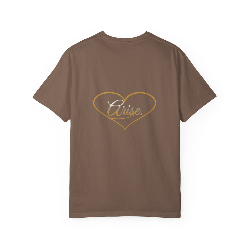 Arise. Combo Tee (Back Print + Chest Hit) | Talitha Thread Co.