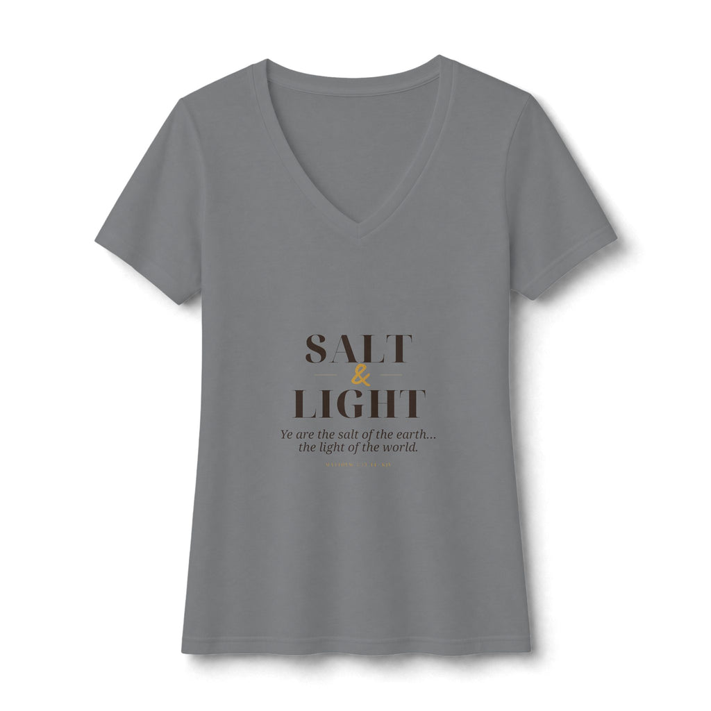 Salt & Light V-Neck Tee — Talitha Thread Co.