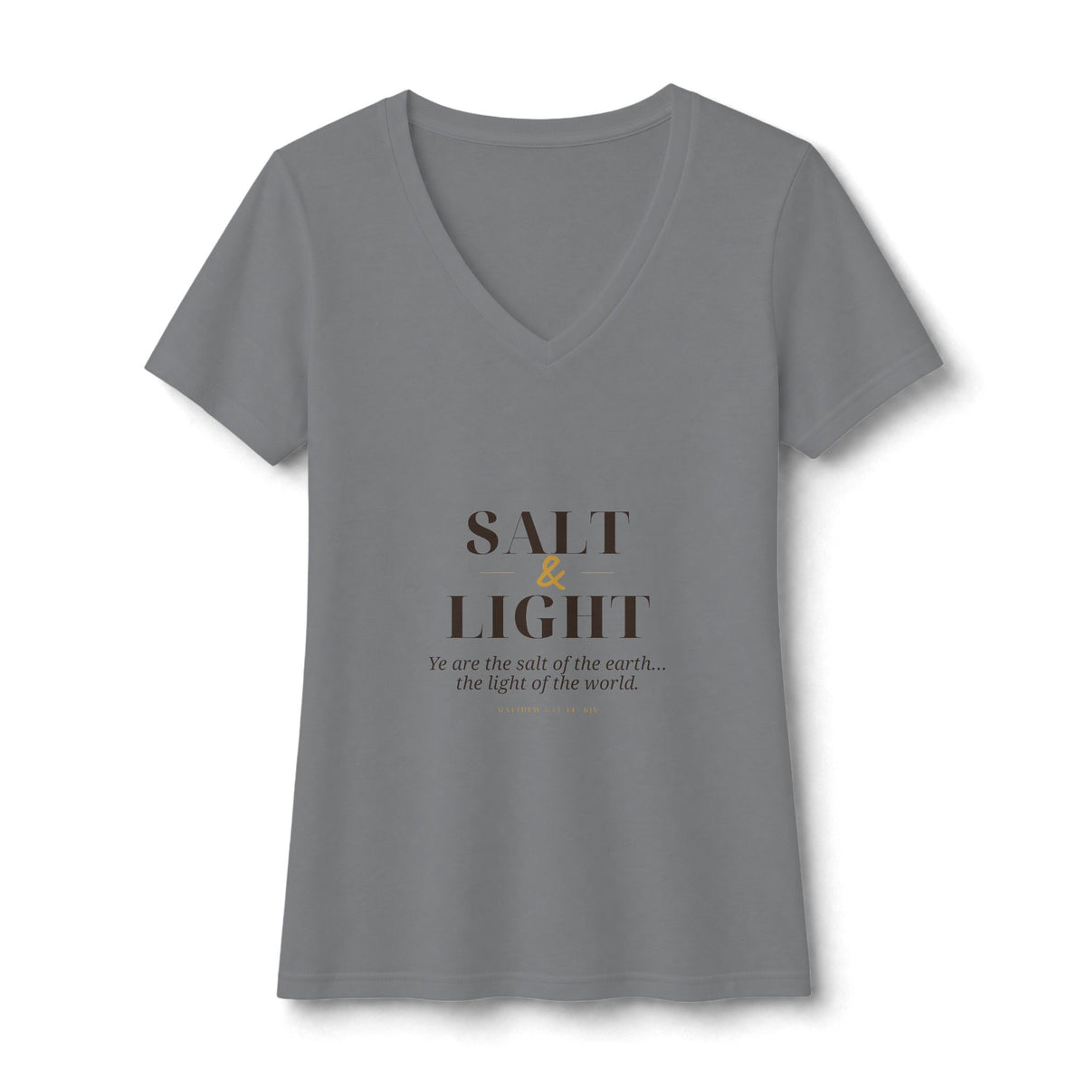 Salt & Light V-Neck Tee — Talitha Thread Co.