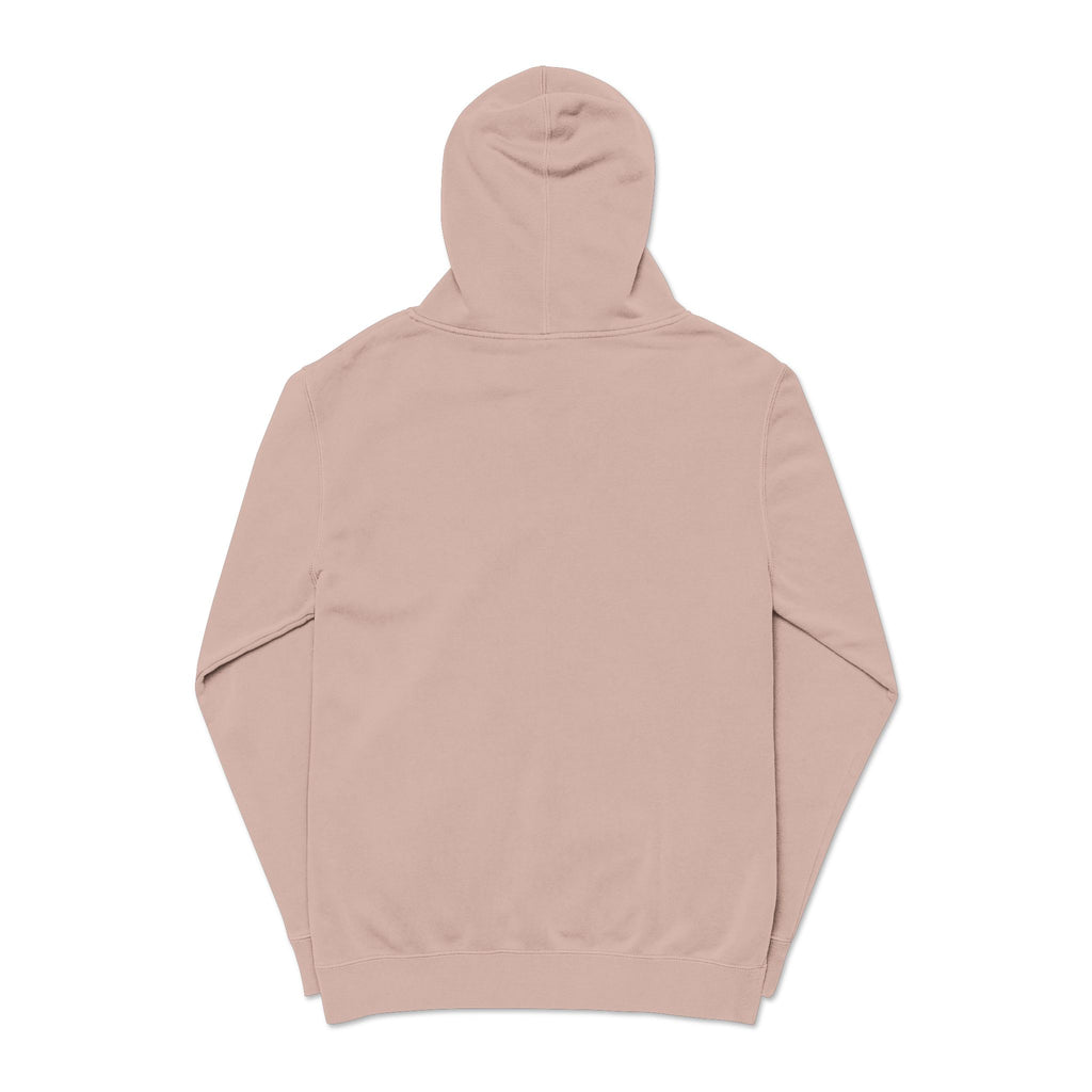 Blessed — Heart Script Pigment-Dyed Hoodie — Talitha Thread Co.