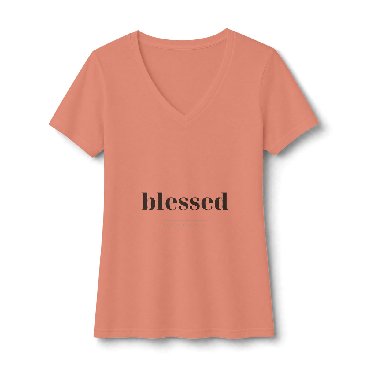 Blessed V-Neck Tee — Talitha Thread Co.