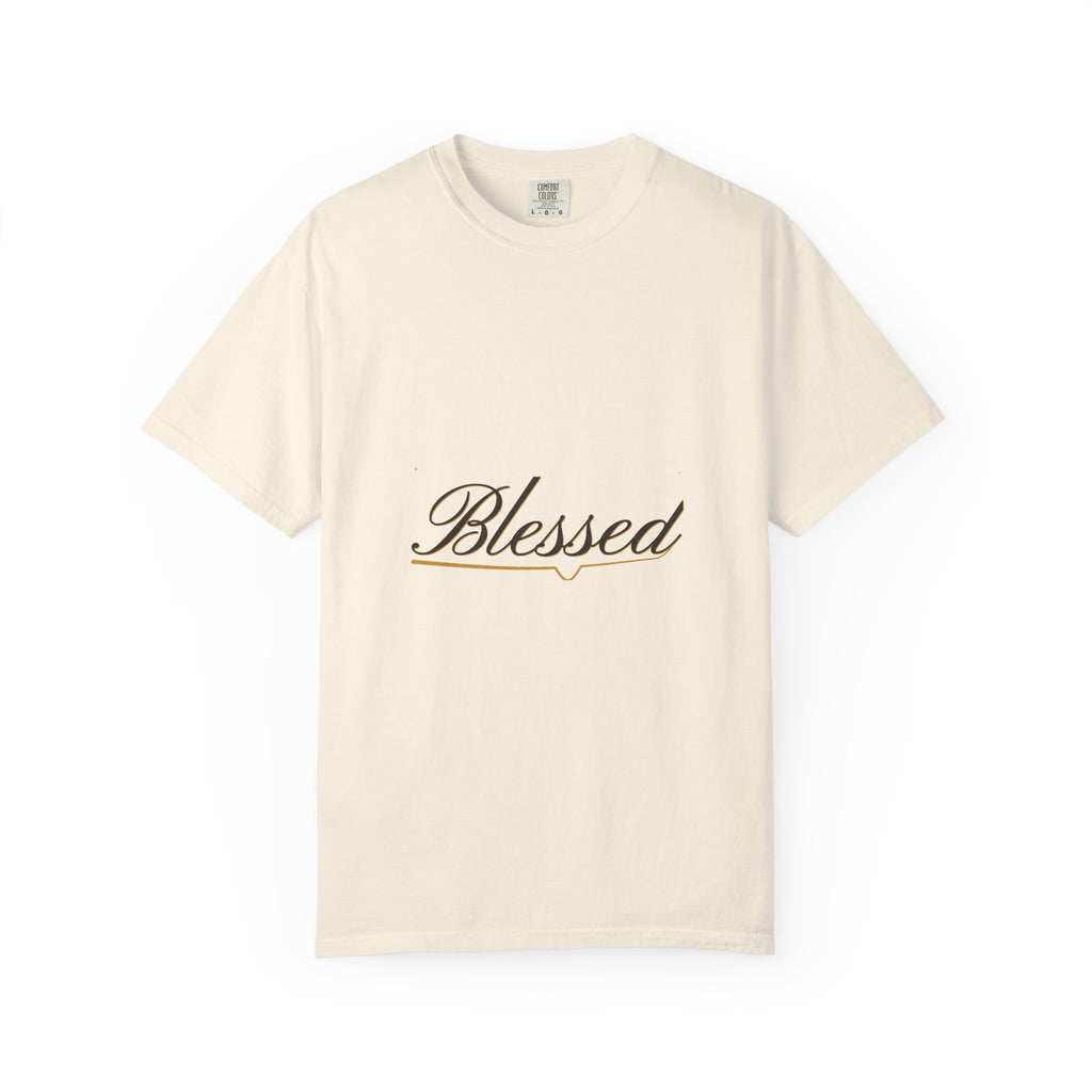 Blessed — Copperplate Hand Tee — Talitha Thread Co.