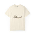 Blessed — Copperplate Hand Tee — Talitha Thread Co.