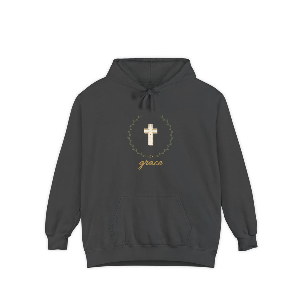 Cross & Wreath Hoodie — faith apparel by Talitha Thread Co.