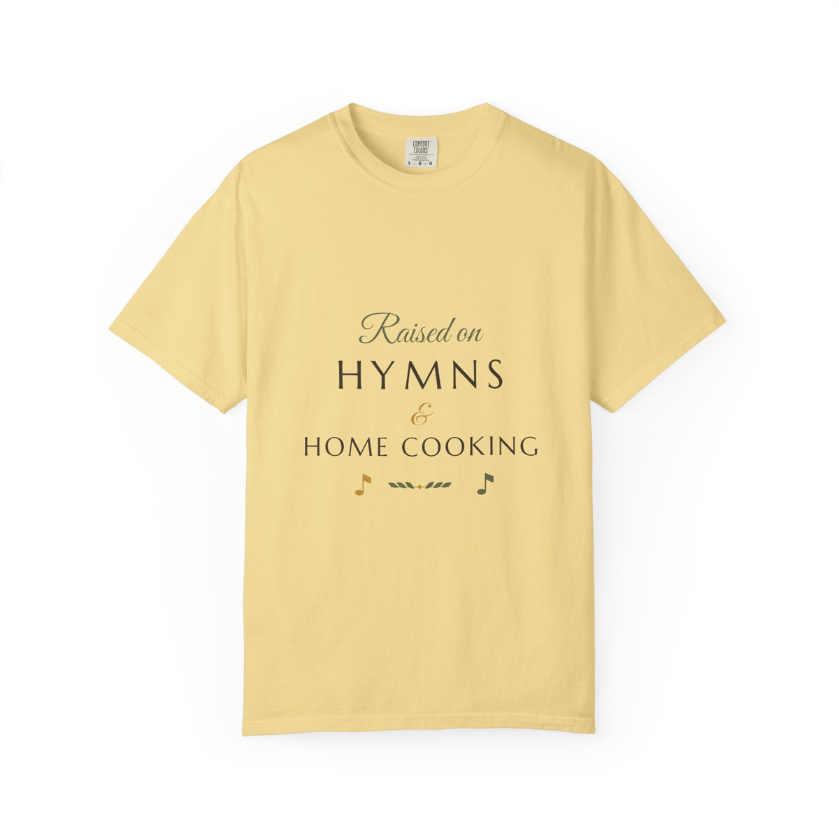 Southern Soul — Raised on Hymns & Home Cooking Tee — Talitha Thread Co.