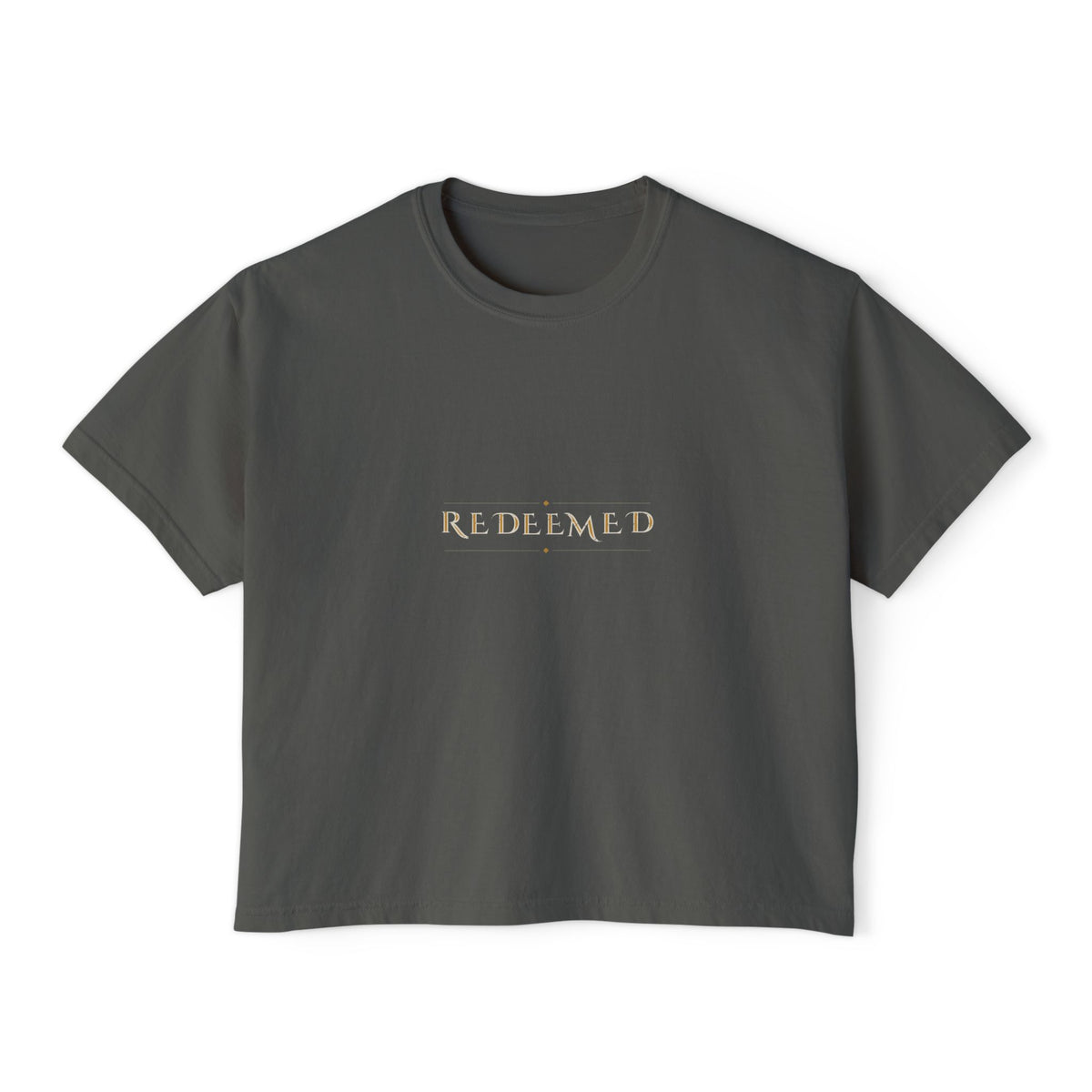 Redeemed Women's Boxy Tee — Talitha Thread Co.