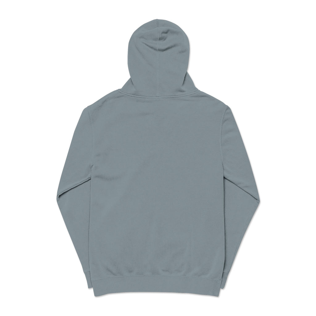 Blessed — Heart Script Pigment-Dyed Hoodie — Talitha Thread Co.