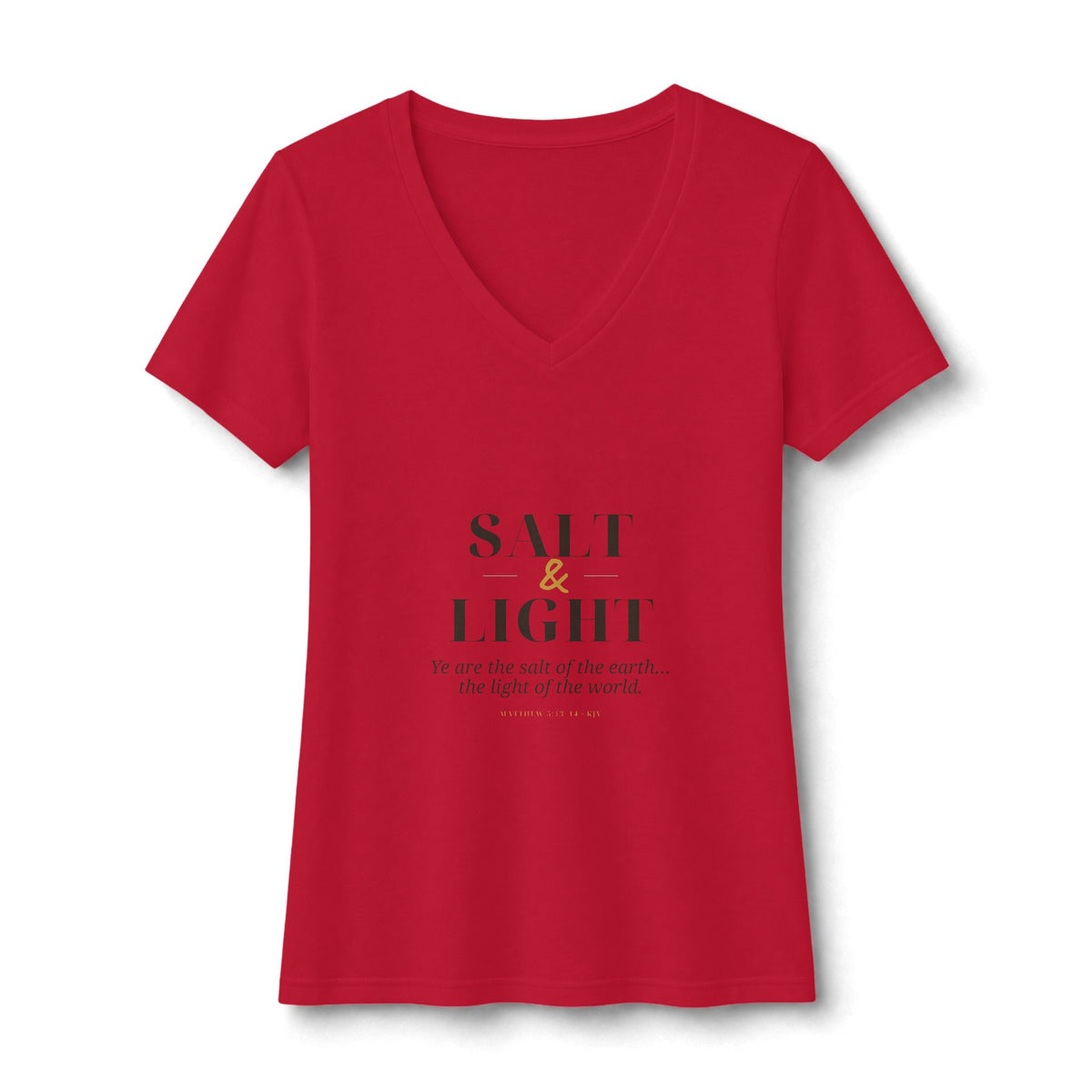 Salt & Light V-Neck Tee — Talitha Thread Co.