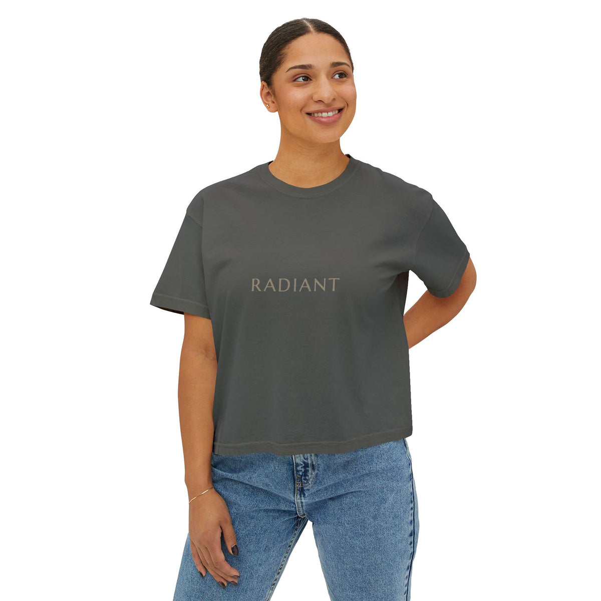 Radiant Women's Boxy Tee — Talitha Thread Co.