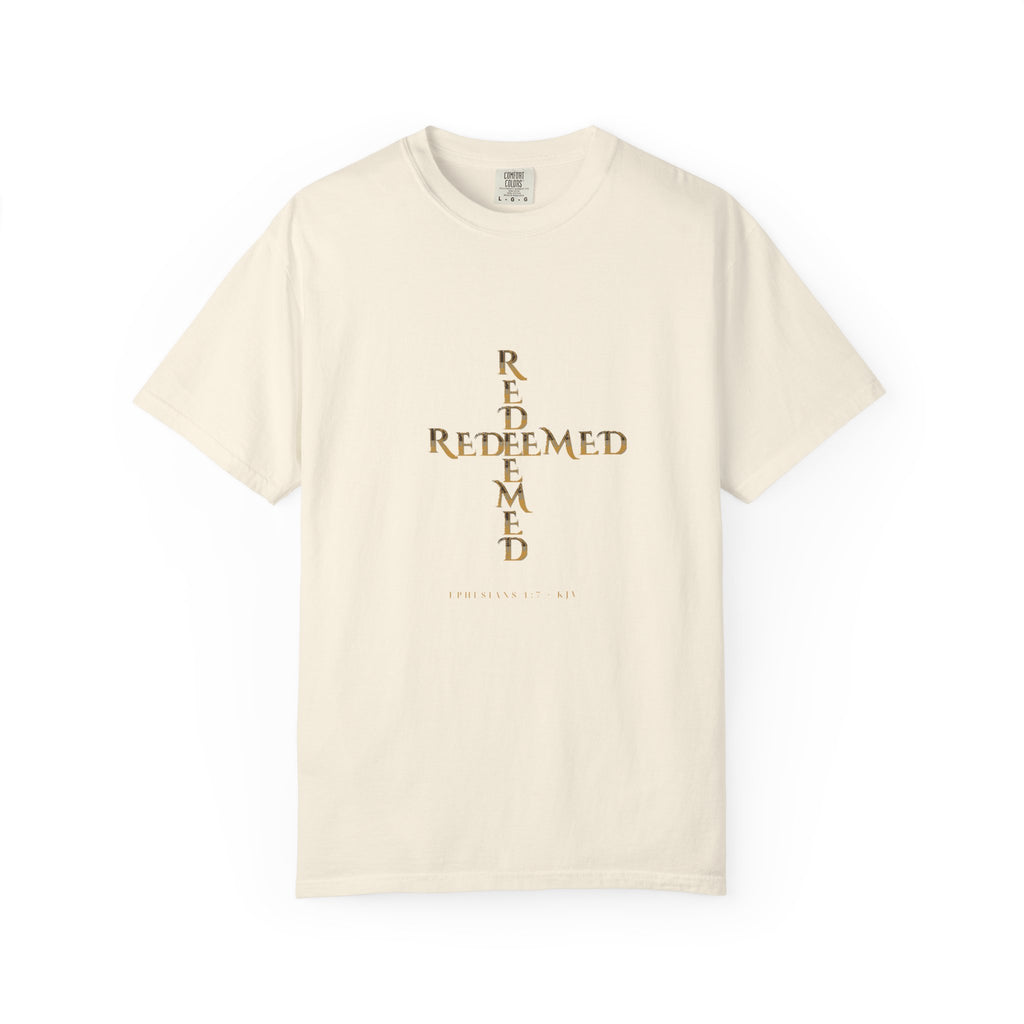 Word Cross — Redeemed Tee — Talitha Thread Co.