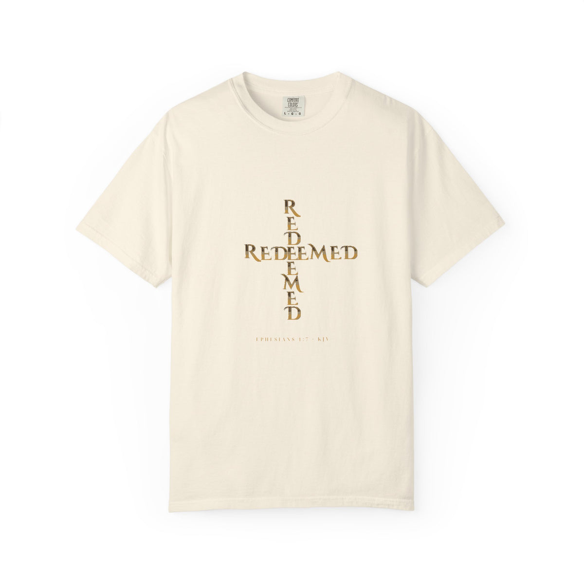 Word Cross — Redeemed Tee — Talitha Thread Co.