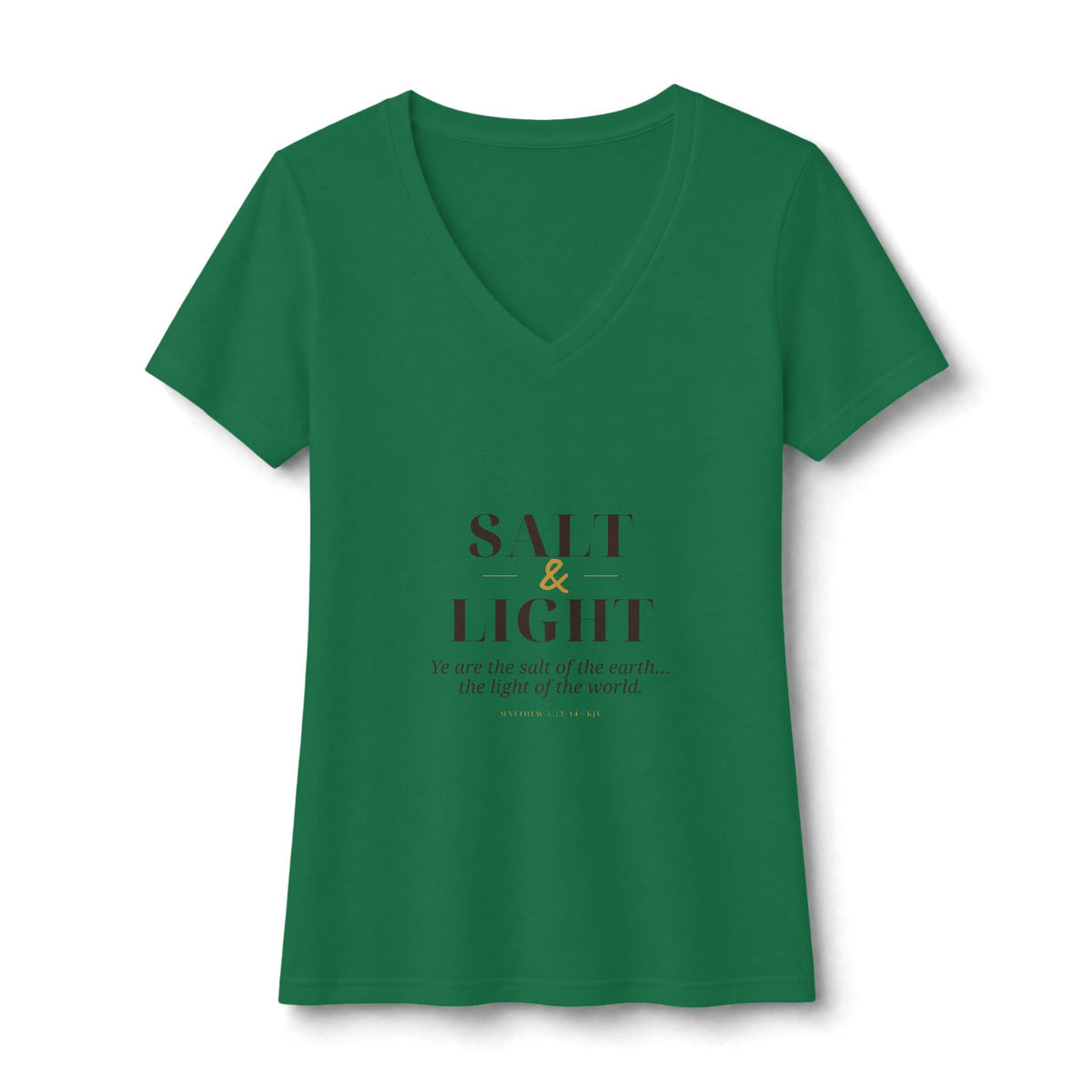 Salt & Light V-Neck Tee — Talitha Thread Co.