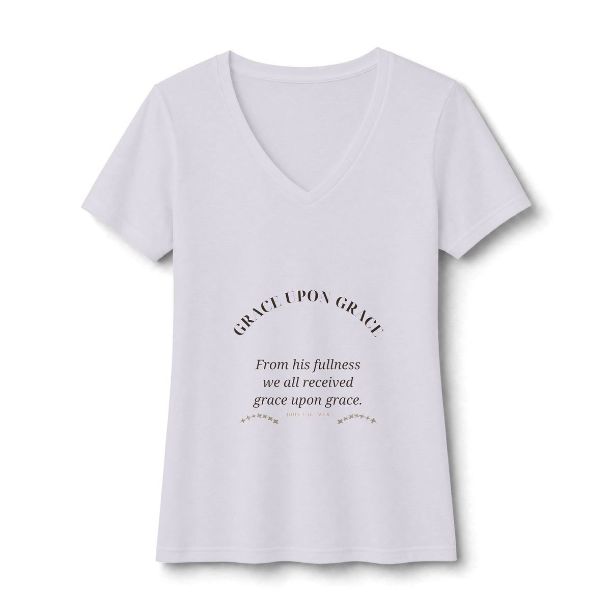 Grace Upon Grace V-Neck Tee — Talitha Thread Co.