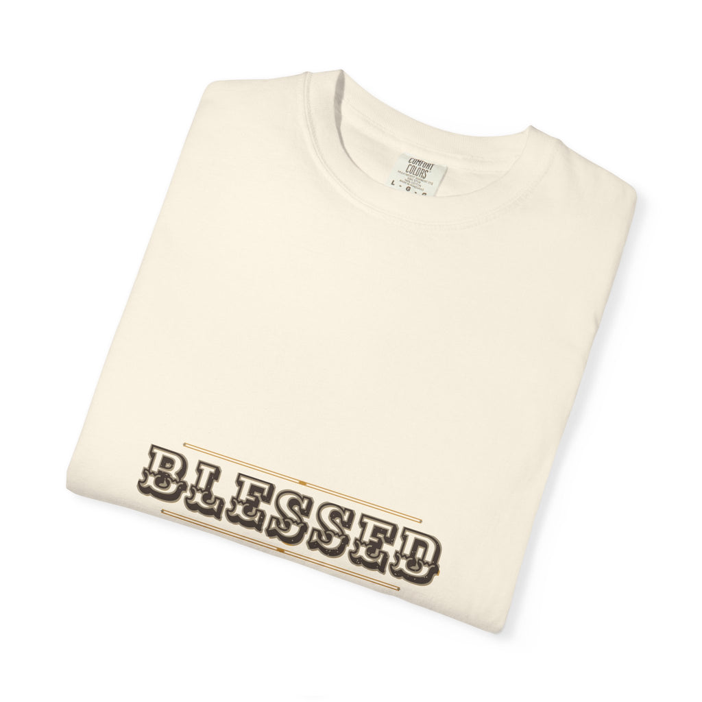 Blessed — Engraved Tuscan Caps Tee — Talitha Thread Co.