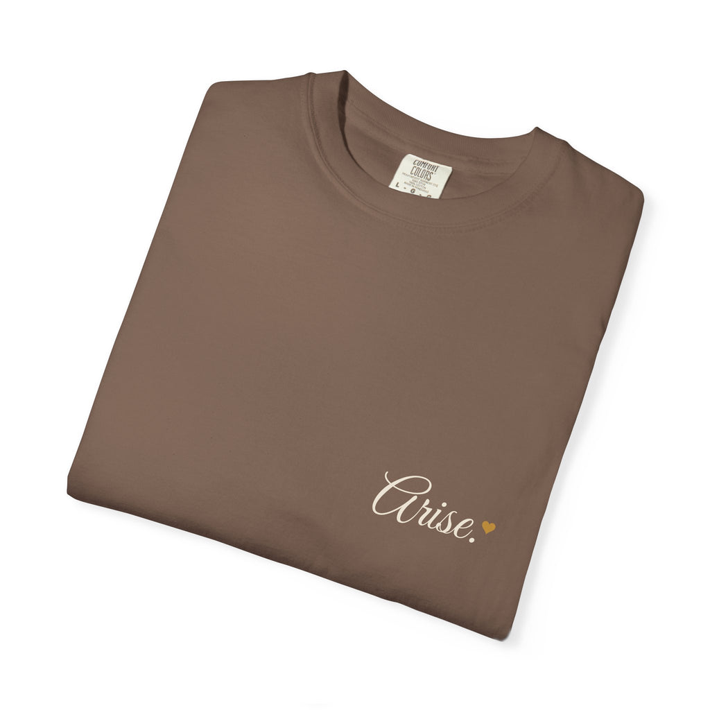 Arise. Combo Tee (Back Print + Chest Hit) | Talitha Thread Co.