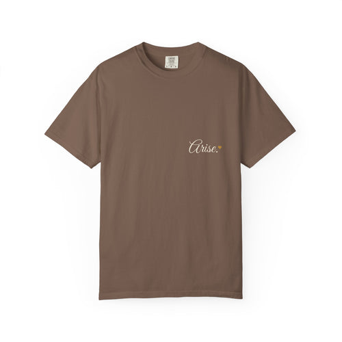 Arise. Combo Tee (Back Print + Chest Hit) — Talitha Thread Co.