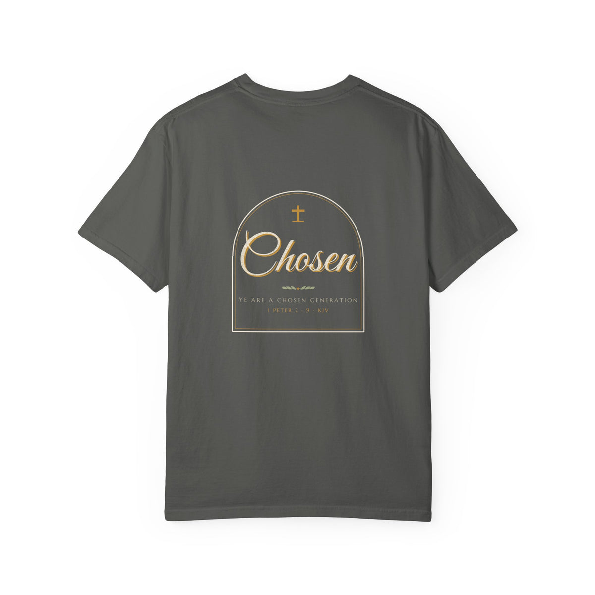 Chosen Combo Tee (Back Print + Chest Hit) — Talitha Thread Co.