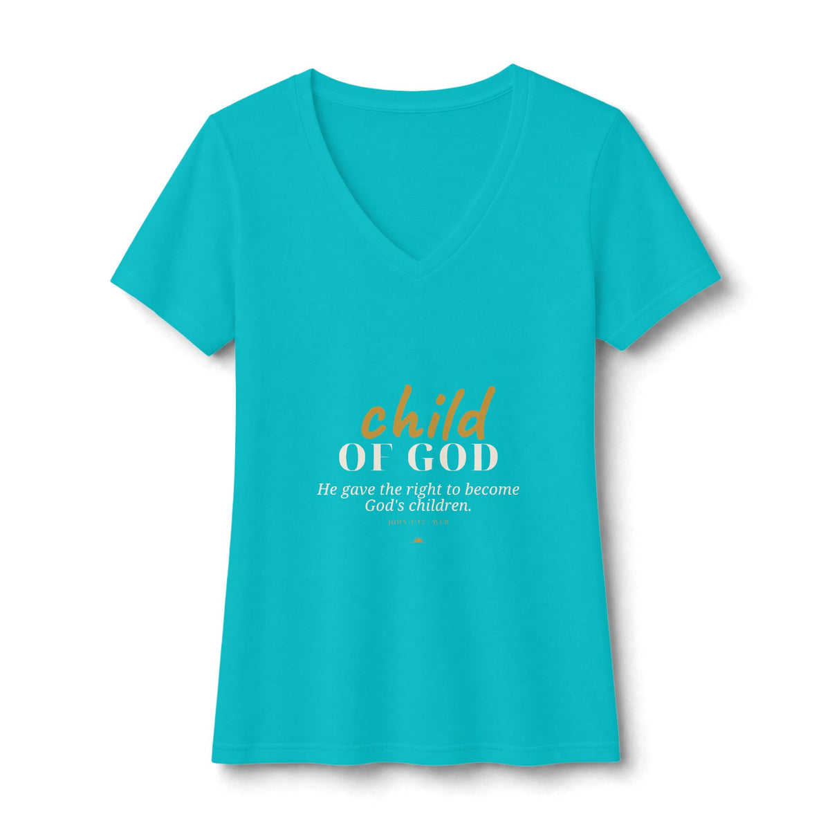 Child Of God V-Neck Tee — Talitha Thread Co.