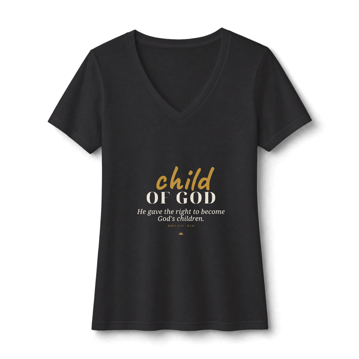 Child Of God V-Neck Tee — Talitha Thread Co.