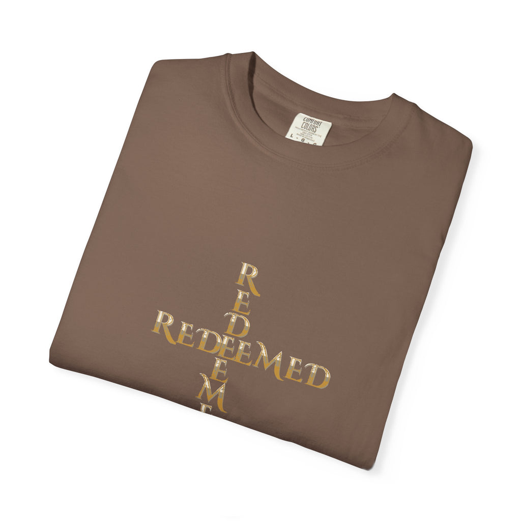 Word Cross — Redeemed Tee — Talitha Thread Co.