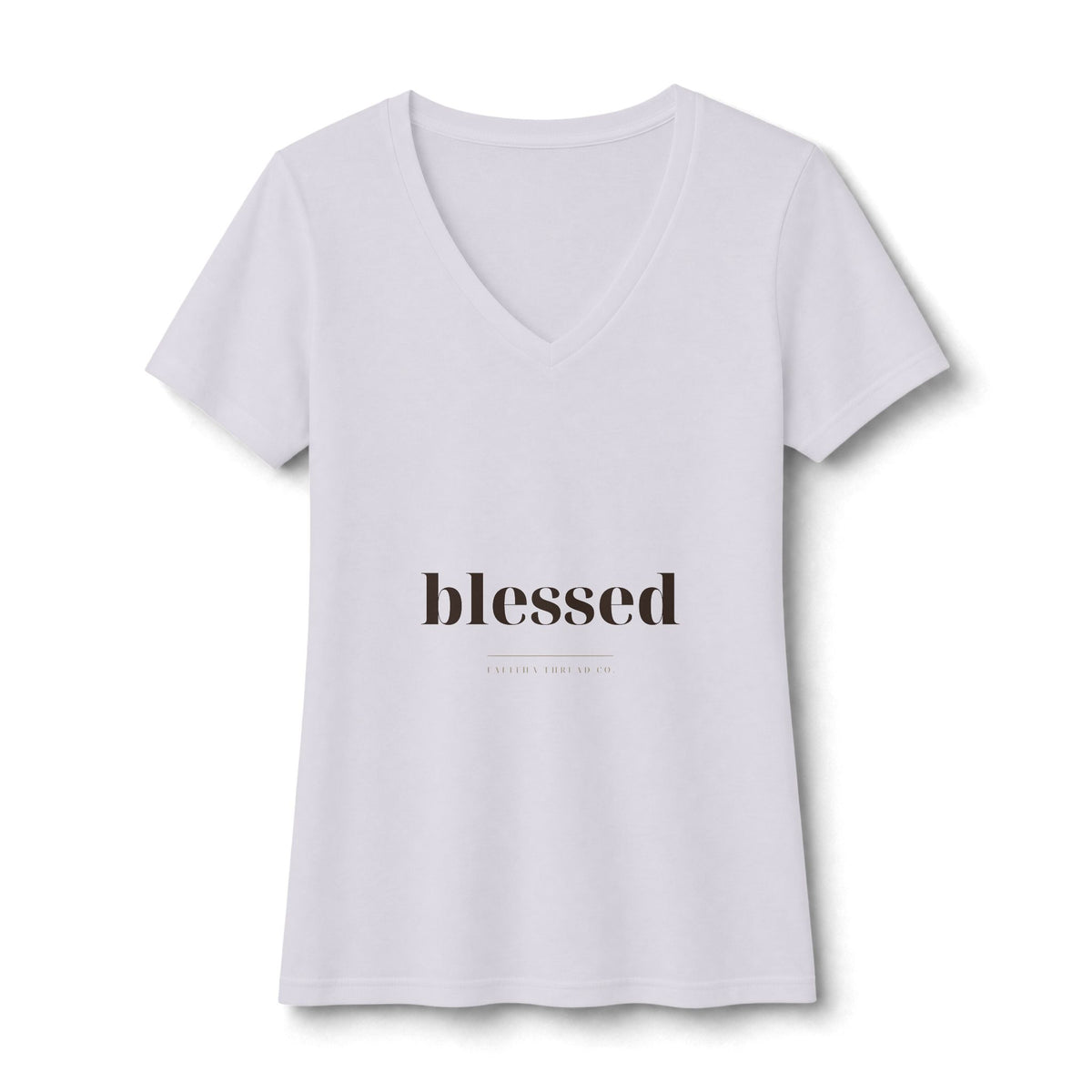 Blessed V-Neck Tee — Talitha Thread Co.