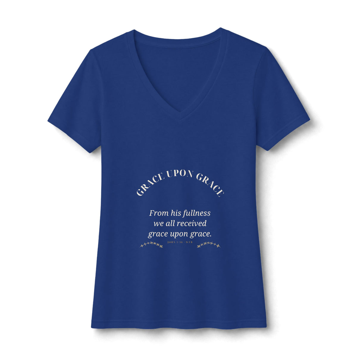 Grace Upon Grace V-Neck Tee — Talitha Thread Co.