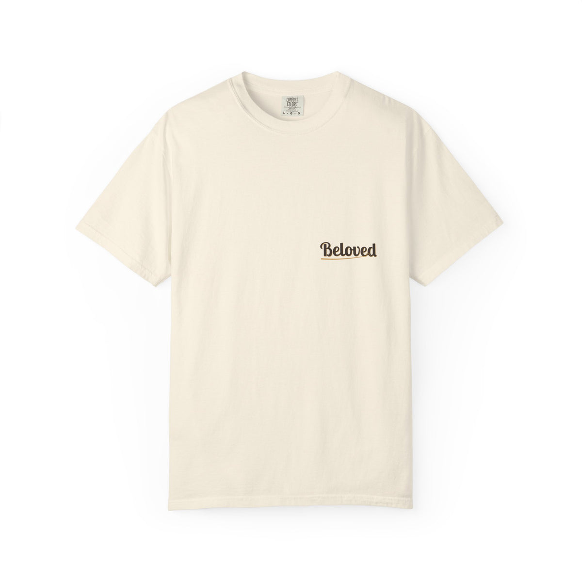 Beloved Combo Tee (Back Print + Chest Hit) — Talitha Thread Co.