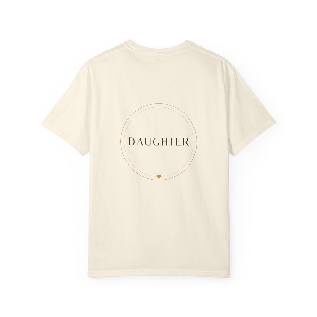 Daughter Combo Tee (Back Print + Chest Hit) — Talitha Thread Co.