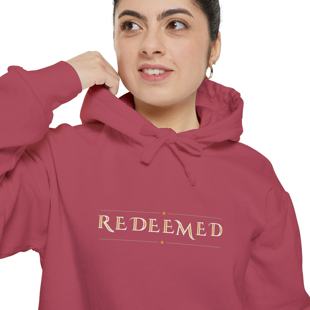 Redeemed Hoodie — faith apparel by Talitha Thread Co.