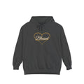 Blessed — Heart Script Hoodie — faith apparel by Talitha Thread Co.