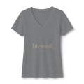 Blessed V-Neck Tee — Talitha Thread Co.