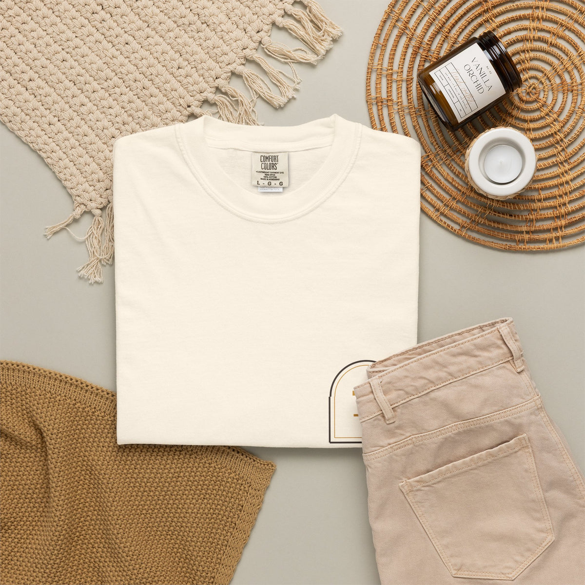 Chosen Combo Tee (Back Print + Chest Hit) — Talitha Thread Co.