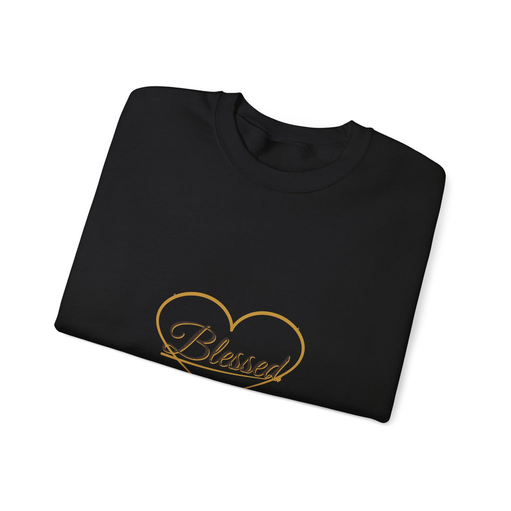 Blessed Heart Script Crewneck Sweatshirt