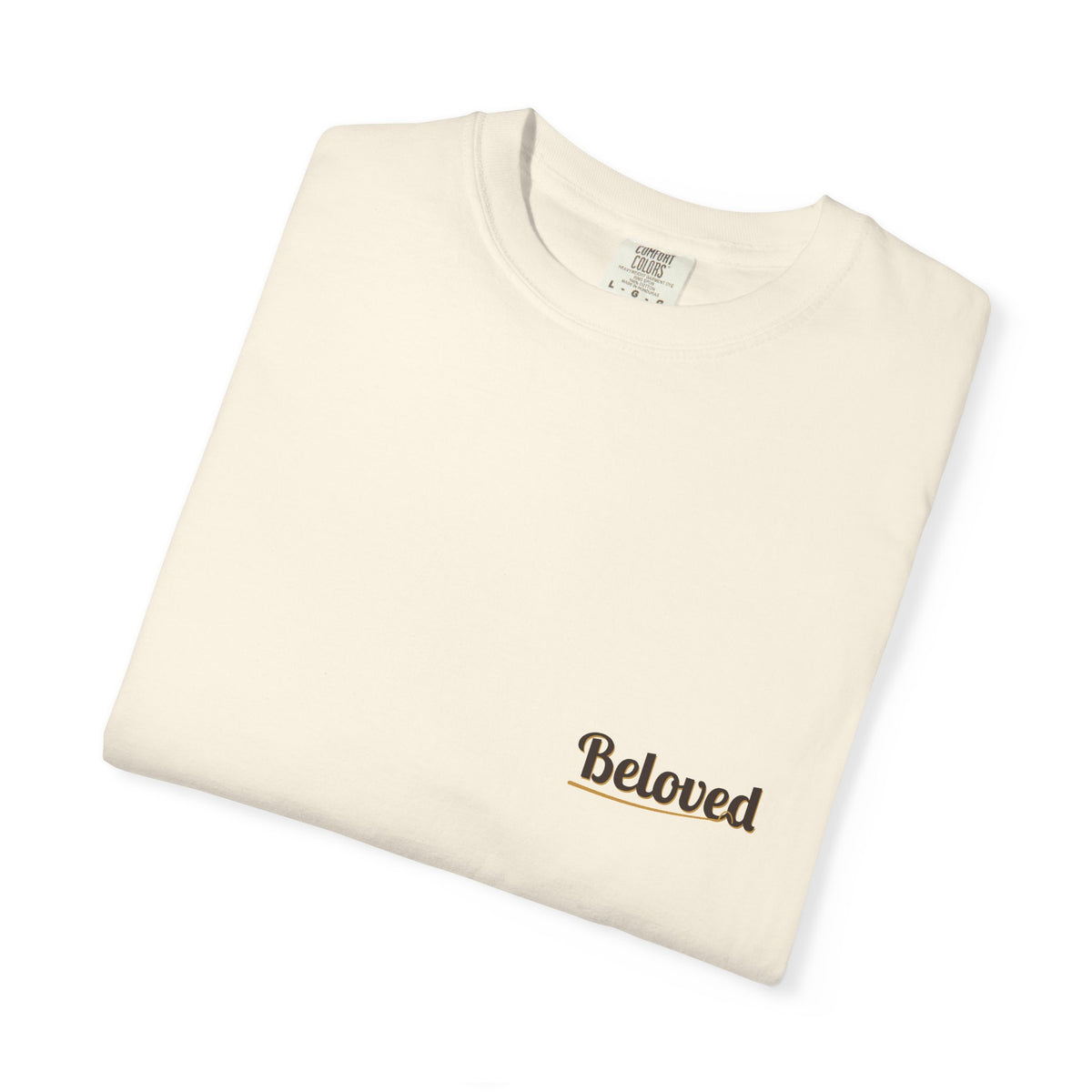 Beloved Combo Tee (Back Print + Chest Hit) — Talitha Thread Co.