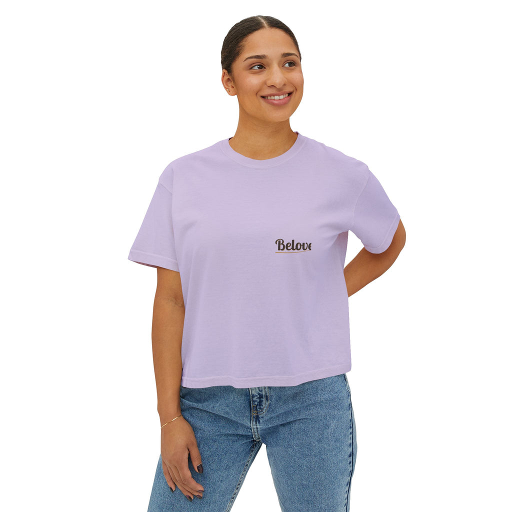 Beloved Badge Women's Boxy Tee — Talitha Thread Co.