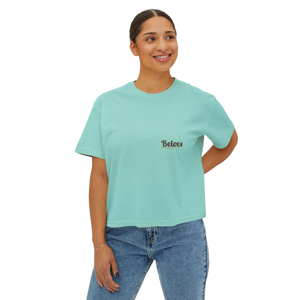 Beloved Badge Women's Boxy Tee — Talitha Thread Co.
