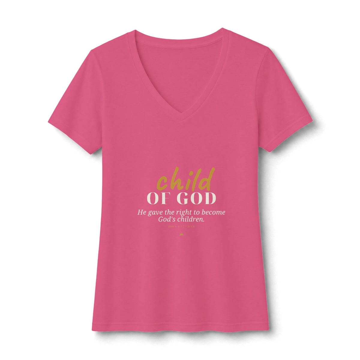 Child Of God V-Neck Tee — Talitha Thread Co.