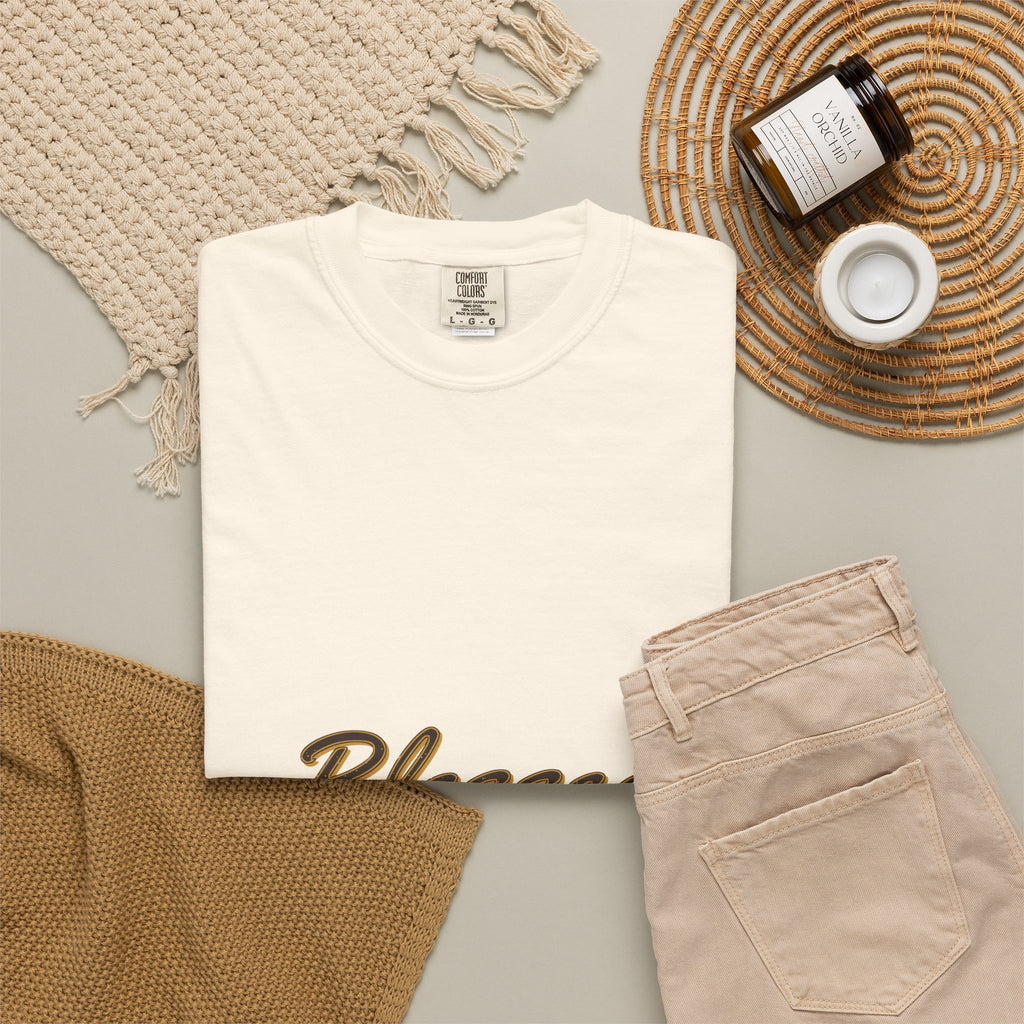 Blessed — Brush Sign Hand Tee — Talitha Thread Co.