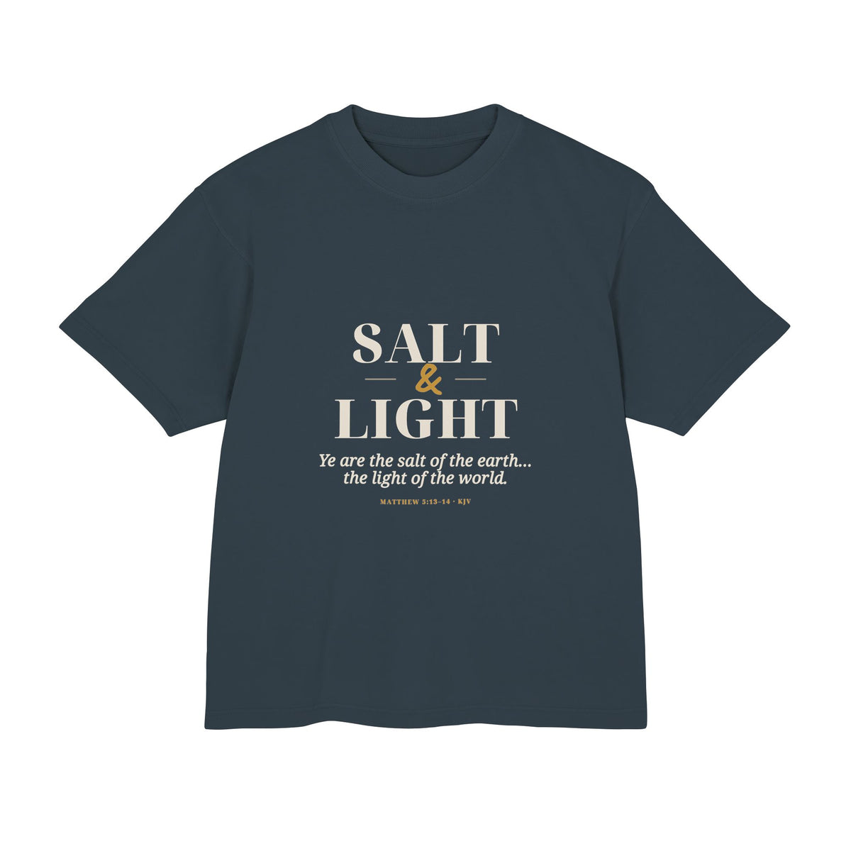 Salt & Light Heavyweight Tee — Talitha Thread Co.