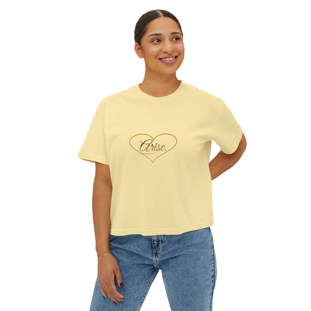 Arise. Women's Boxy Tee — Talitha Thread Co.