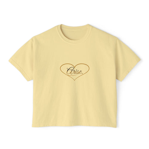 Arise. Women's Boxy Tee — Talitha Thread Co.
