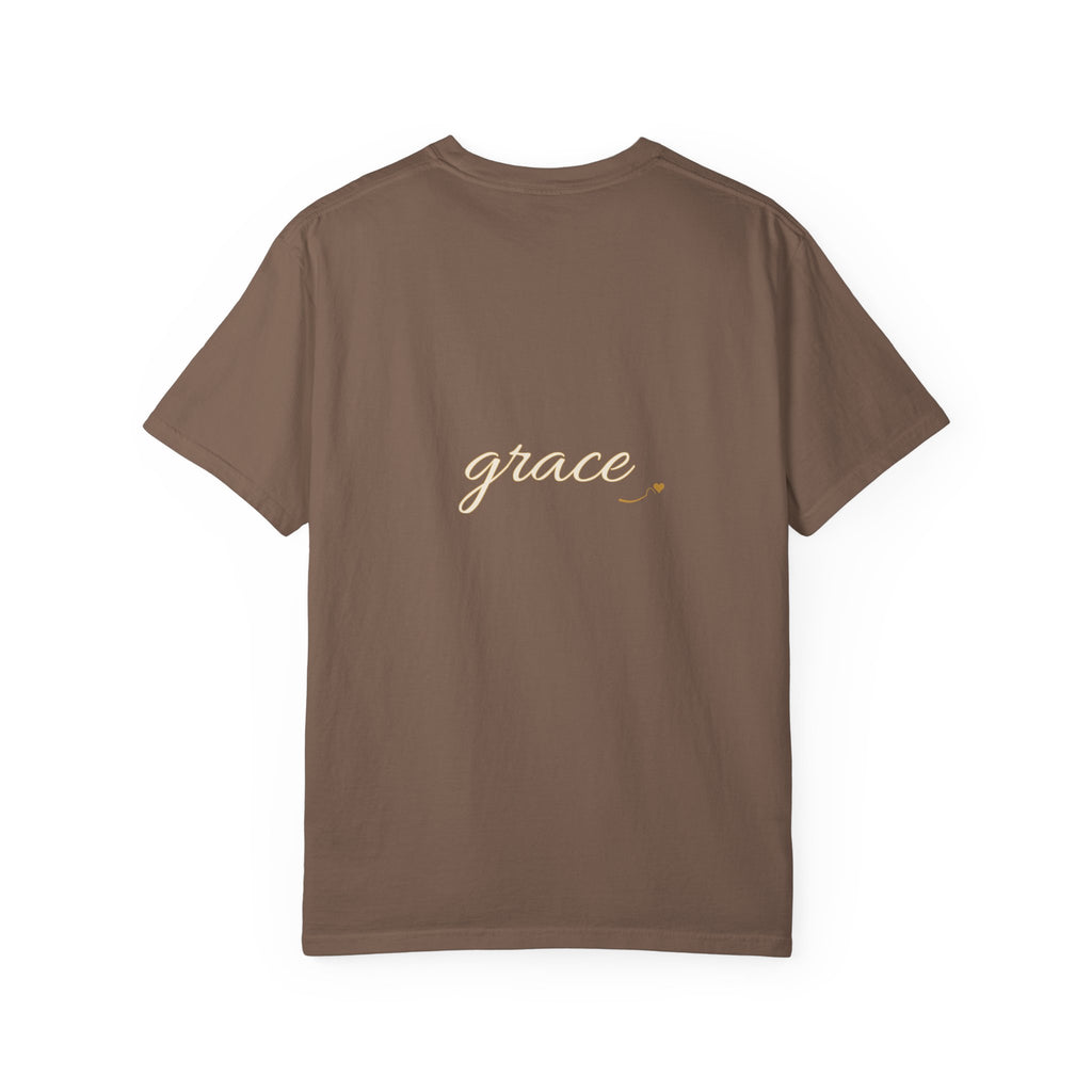Grace Combo Tee (Back Print + Chest Hit) — Talitha Thread Co.