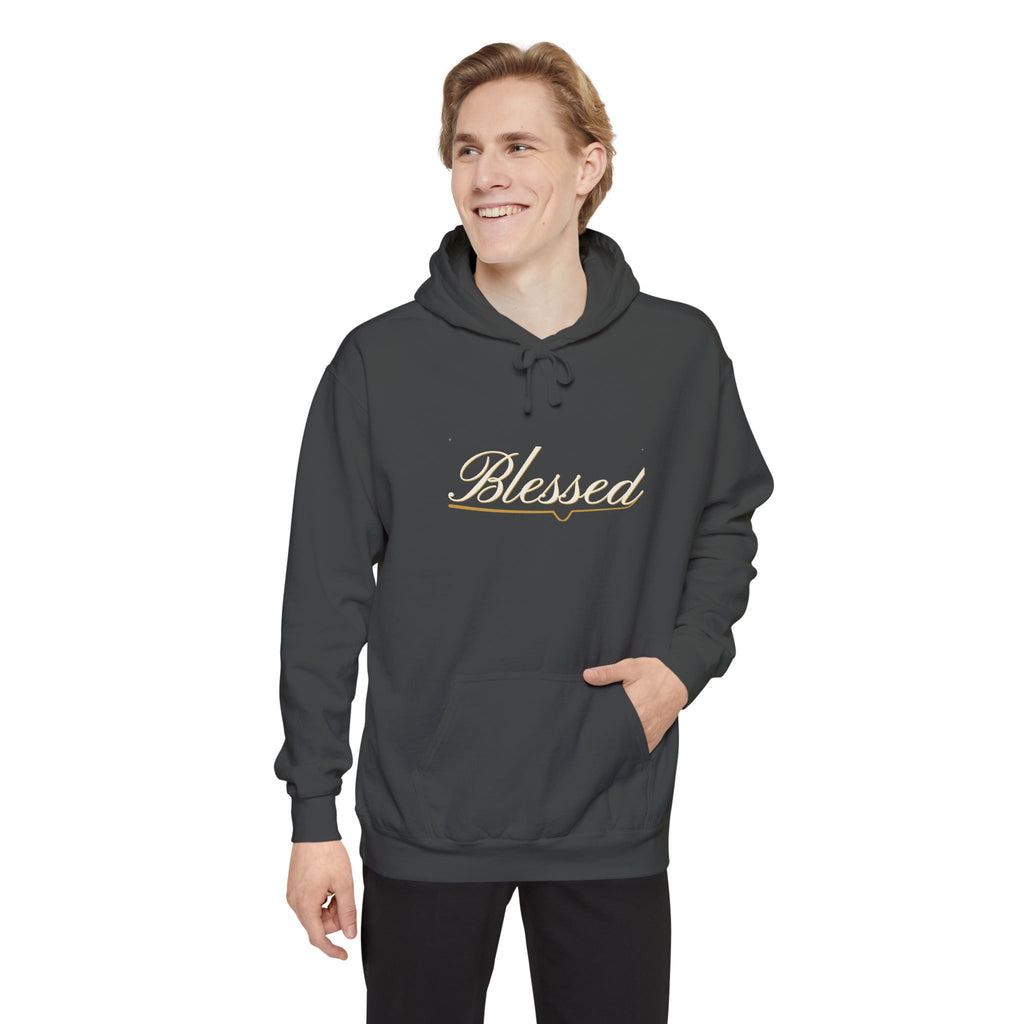 Blessed — Copperplate Hand Hoodie — faith apparel by Talitha Thread Co.
