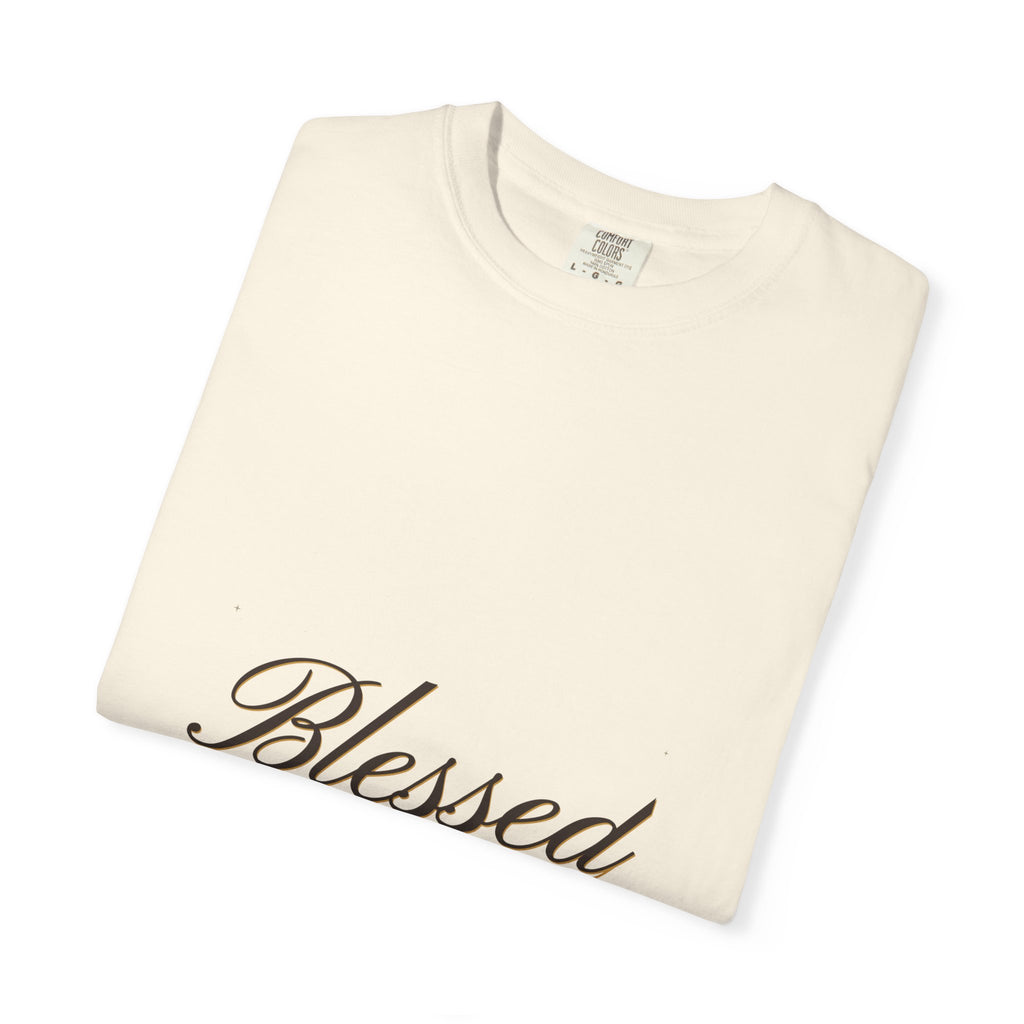 Blessed — Copperplate Hand Tee — Talitha Thread Co.