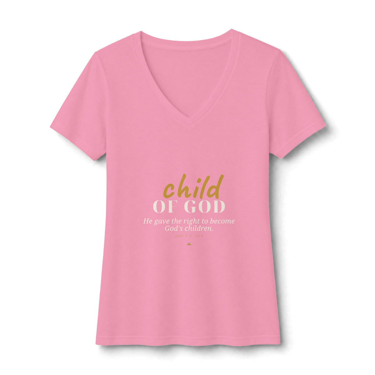 Child Of God V-Neck Tee — Talitha Thread Co.