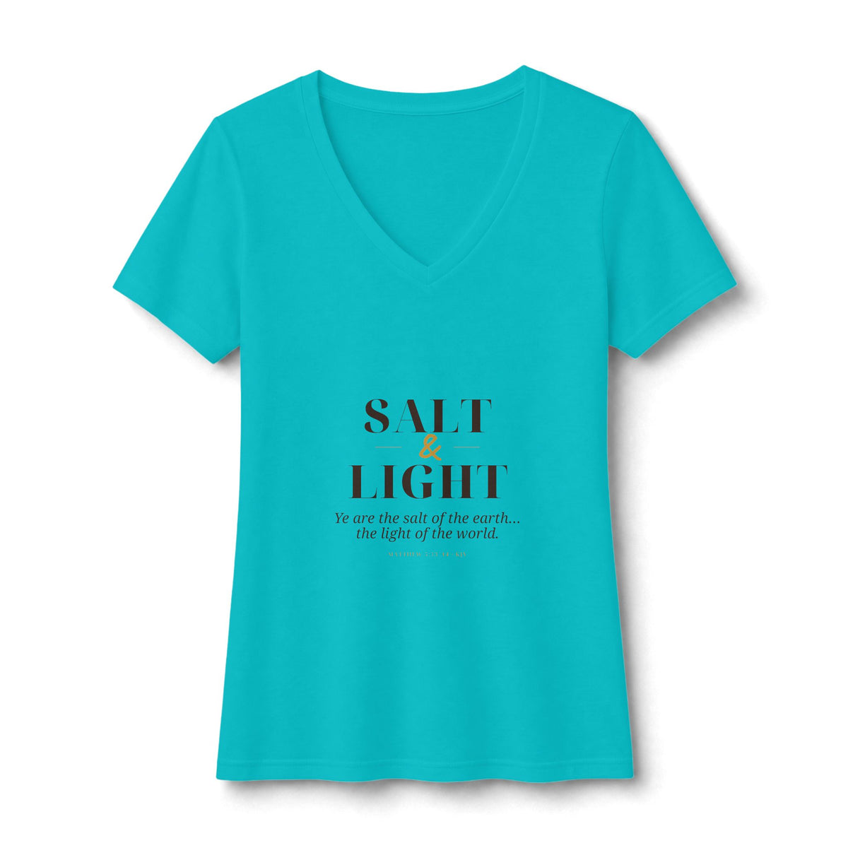 Salt & Light V-Neck Tee — Talitha Thread Co.